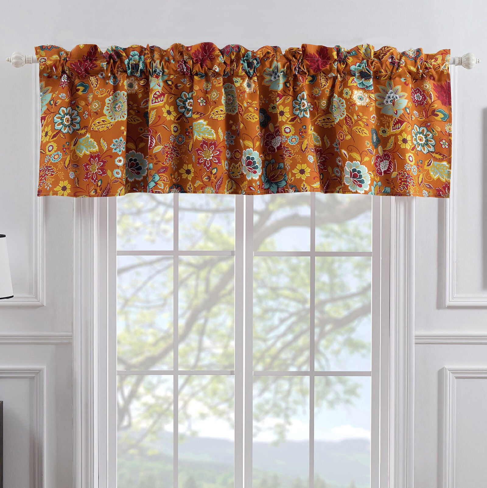 Astoria Window Treatment Valance Curtains, SPICE, alternate image number 2