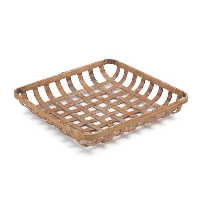 Tray (Set of 2) 13.5 inchesL x 2.25 inchesH, 17 inchesL x 3.25 inchesH Bamboo, BROWN, alternate image number null