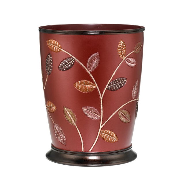Aubury Waste Basket, BURGUNDY, hi-res image number 0