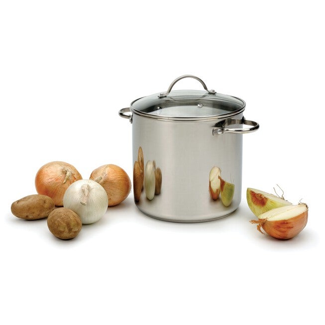8 Qt Stock Pot - Induction, , on-hover image number 1