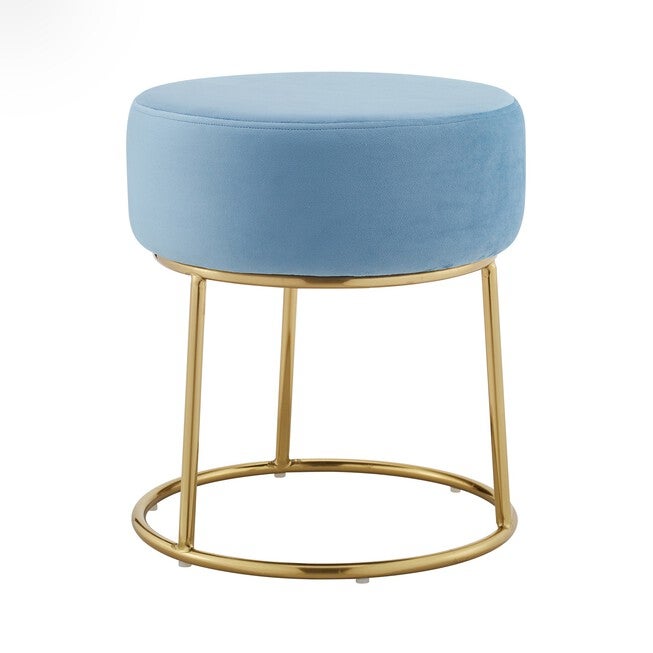Bardot Vanity Stool Vanity Stools, BLUE, hi-res image number null