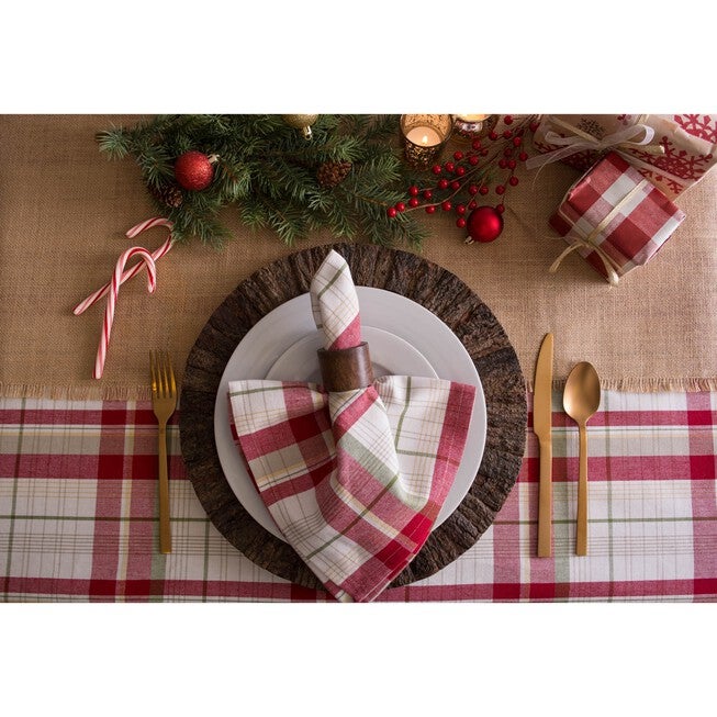 Orchard Plaid Napkin, Set of 6, , alternate image number 4
