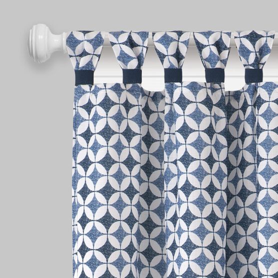 Callie Cuff Tab Top Window Curtain Panel - 52x63, , alternate image number null