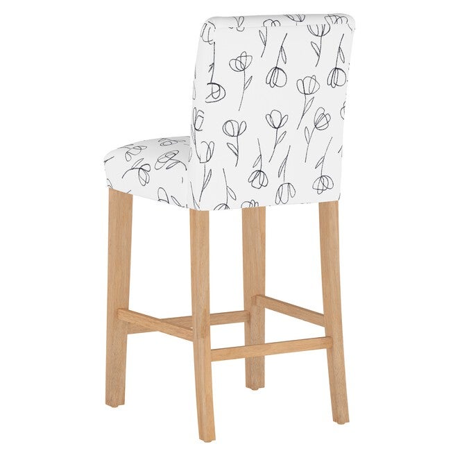 Contoured Tulips Barstool, , alternate image number null