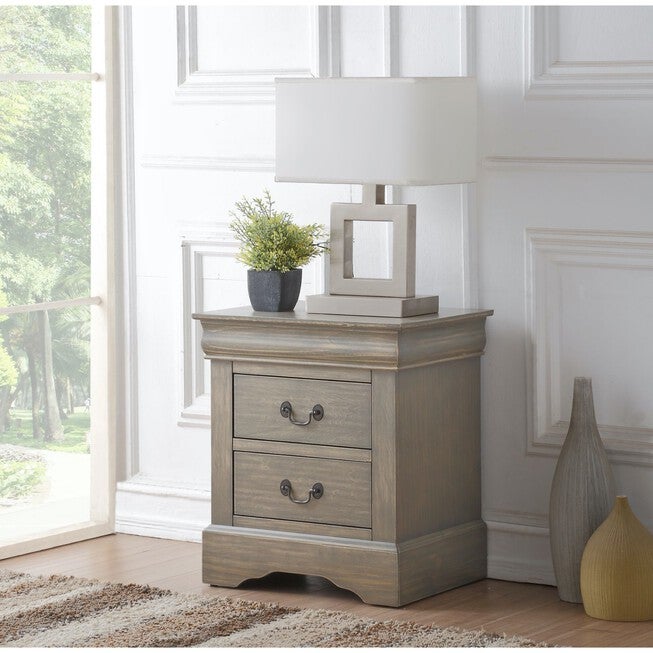 Nightstand Bedroom, ANTIQUE GRAY, hi-res image number null