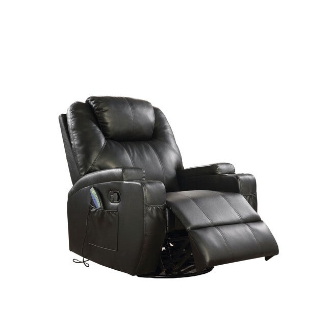 Rocker Recliner W/Swivel (Motion), BLACK, hi-res image number 0