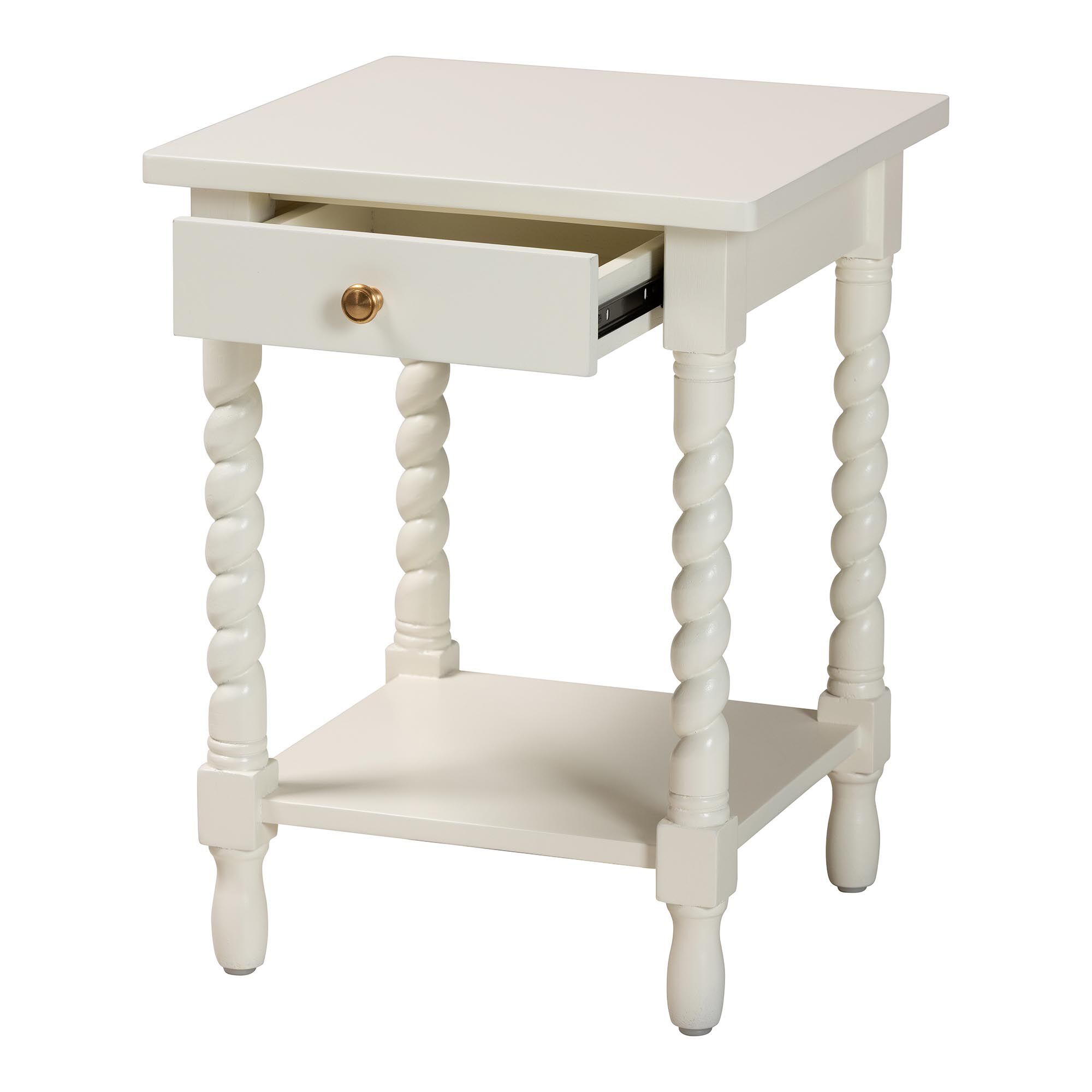 Niklas Nightstand, WHITE, alternate image number 2