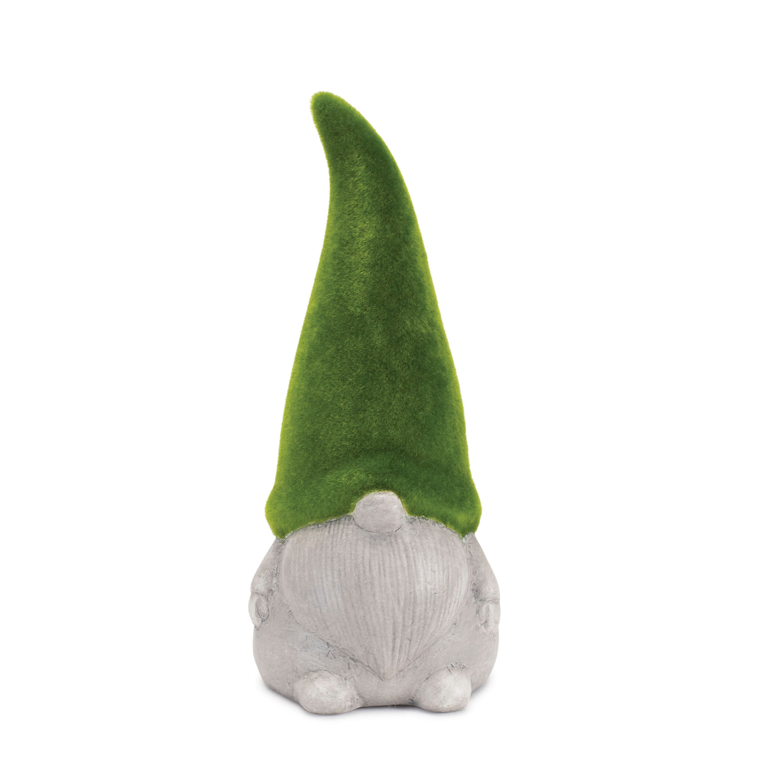 Mossy Terra Cotta Gnome (Set of 2), GREEN GREY, alternate image number 2