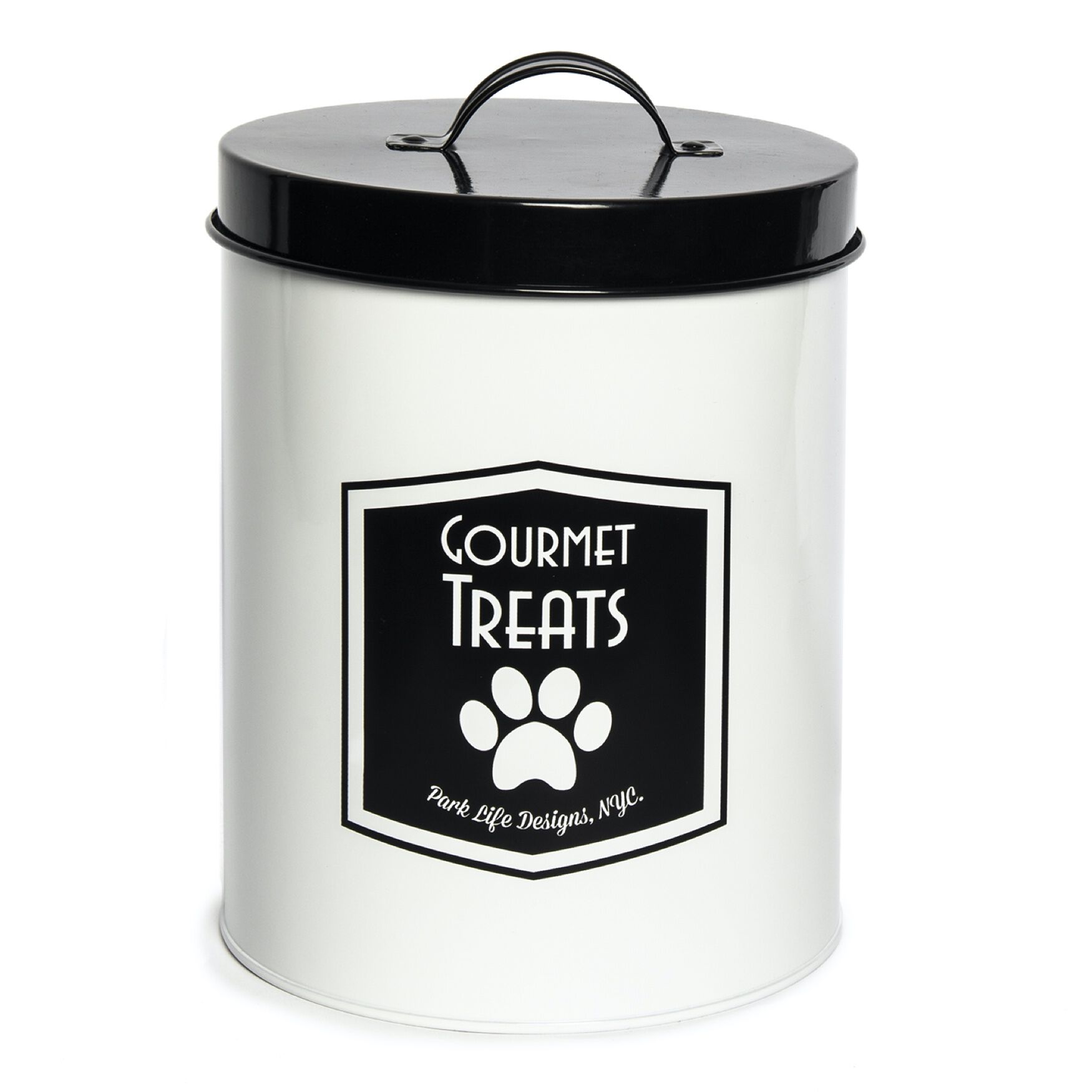 Gourmet Food Tin Pet, WHITE, hi-res image number 0