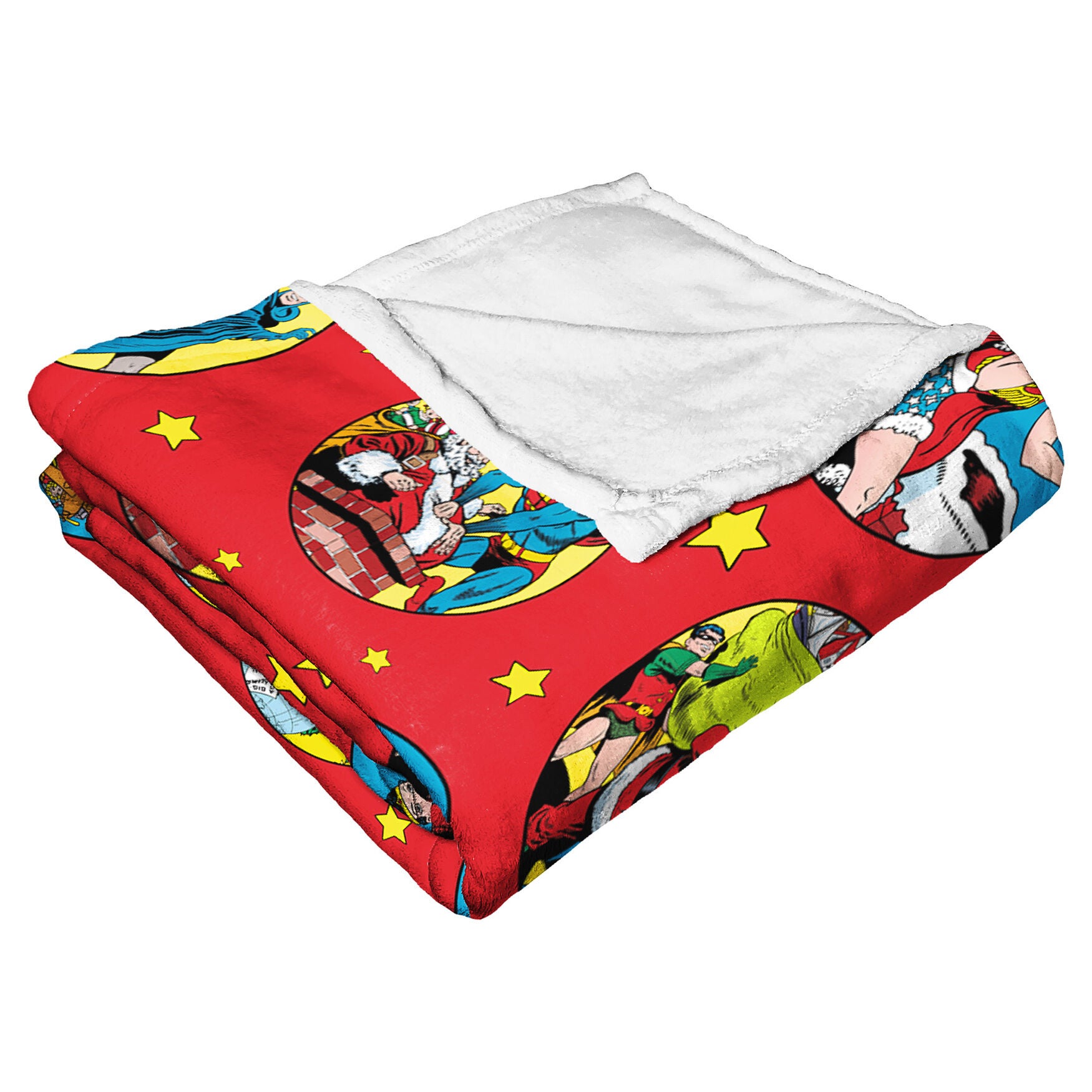 Wb Dc Justice League Heroic Holiday Helpers Silk Touch Throw, , alternate image number 4
