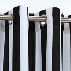 Outdoor Decor Coastal Stripe Outdoor Single Grommet Curtain Panel, , on-hover image number null