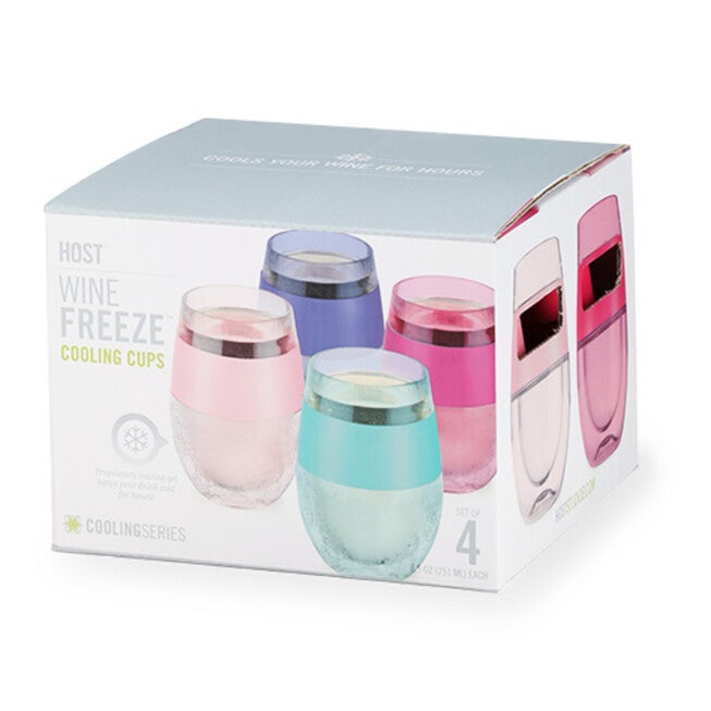 Wine Freeze Translucent Cooling Cups (Set Of 4) By, , alternate image number 5