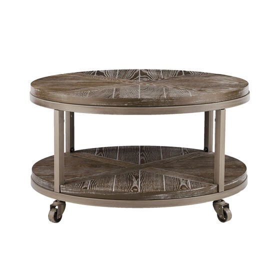 Konya Urban Industrial Round Cocktail Table, , alternate image number null
