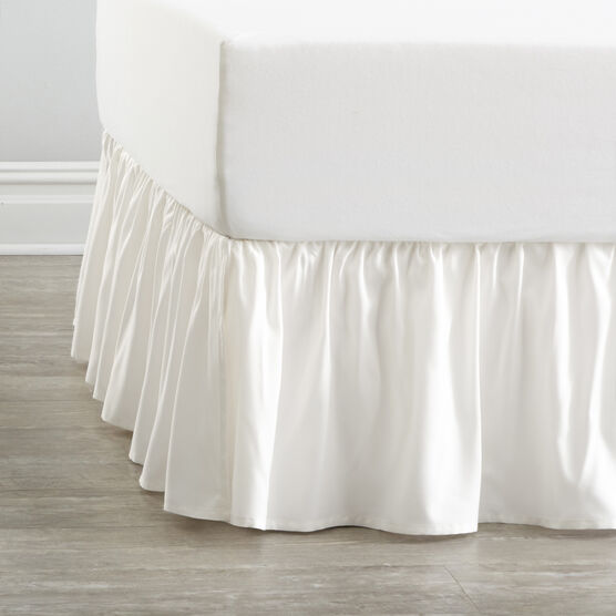 Magic Ruffle Bedskirt, WHITE, hi-res image number null