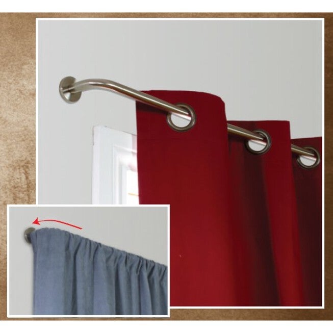 Versailles' Privacy Rod Set (66in - 120in), , on-hover image number 1