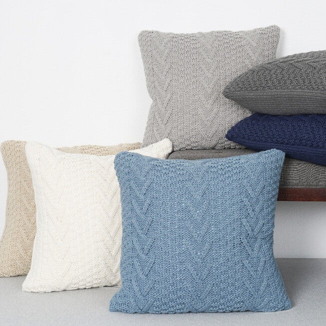 Chunkey Sweater Knit Pillow, , alternate image number 4