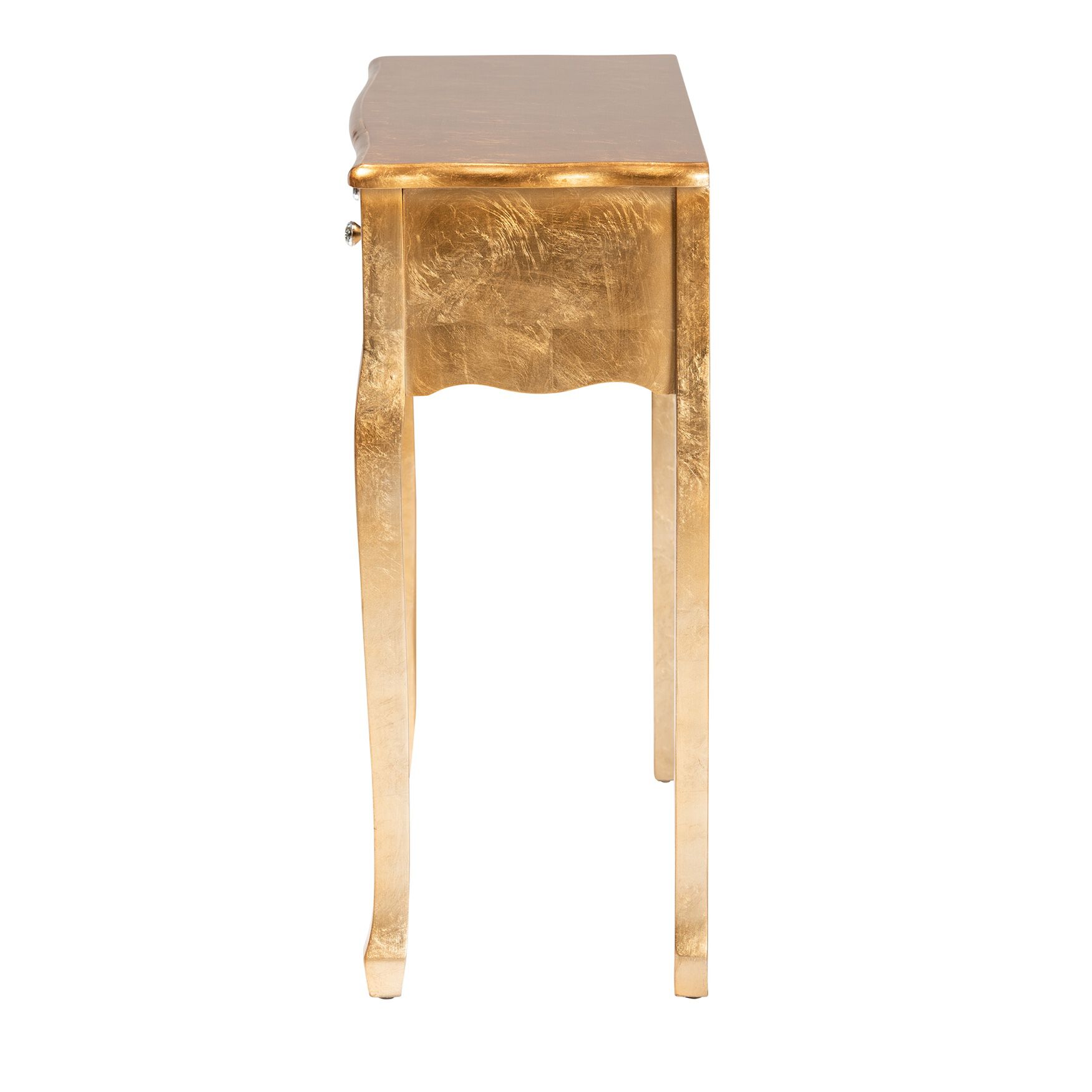 Newton Classic And Traditional Silver Finished Wood 2-Drawer Console Table, , alternate image number 7