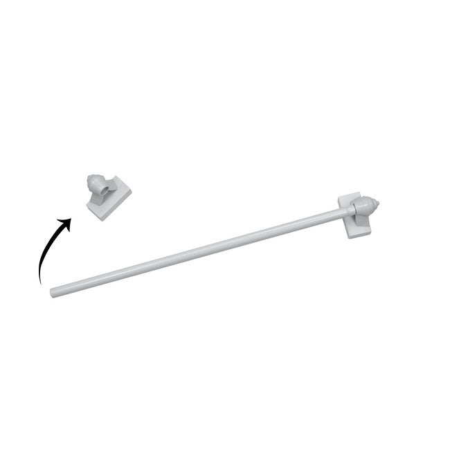 Super Hold Magnetic Window Curtain Rod Set Window, , alternate image number null