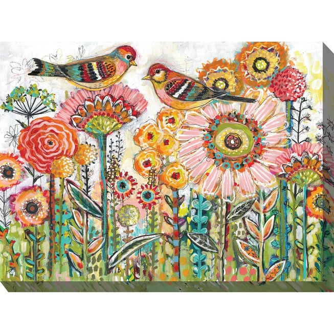 Sweet Tweets Outdoor Wall Art, MULTI, hi-res image number null