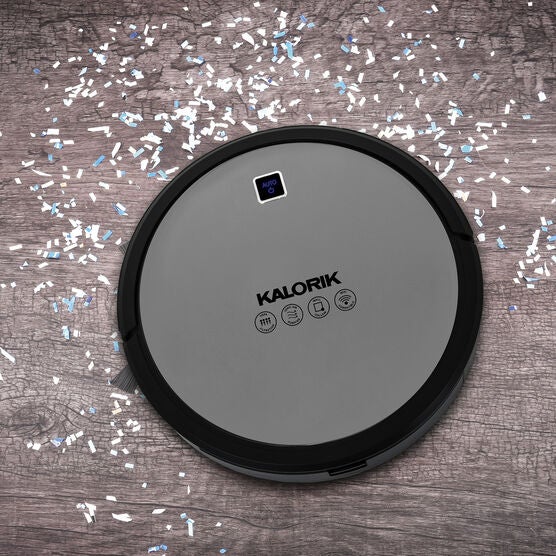 Kalorik Home Ionic Pure Air Smart Robot Vacuum, Black and Gray, , alternate image number null