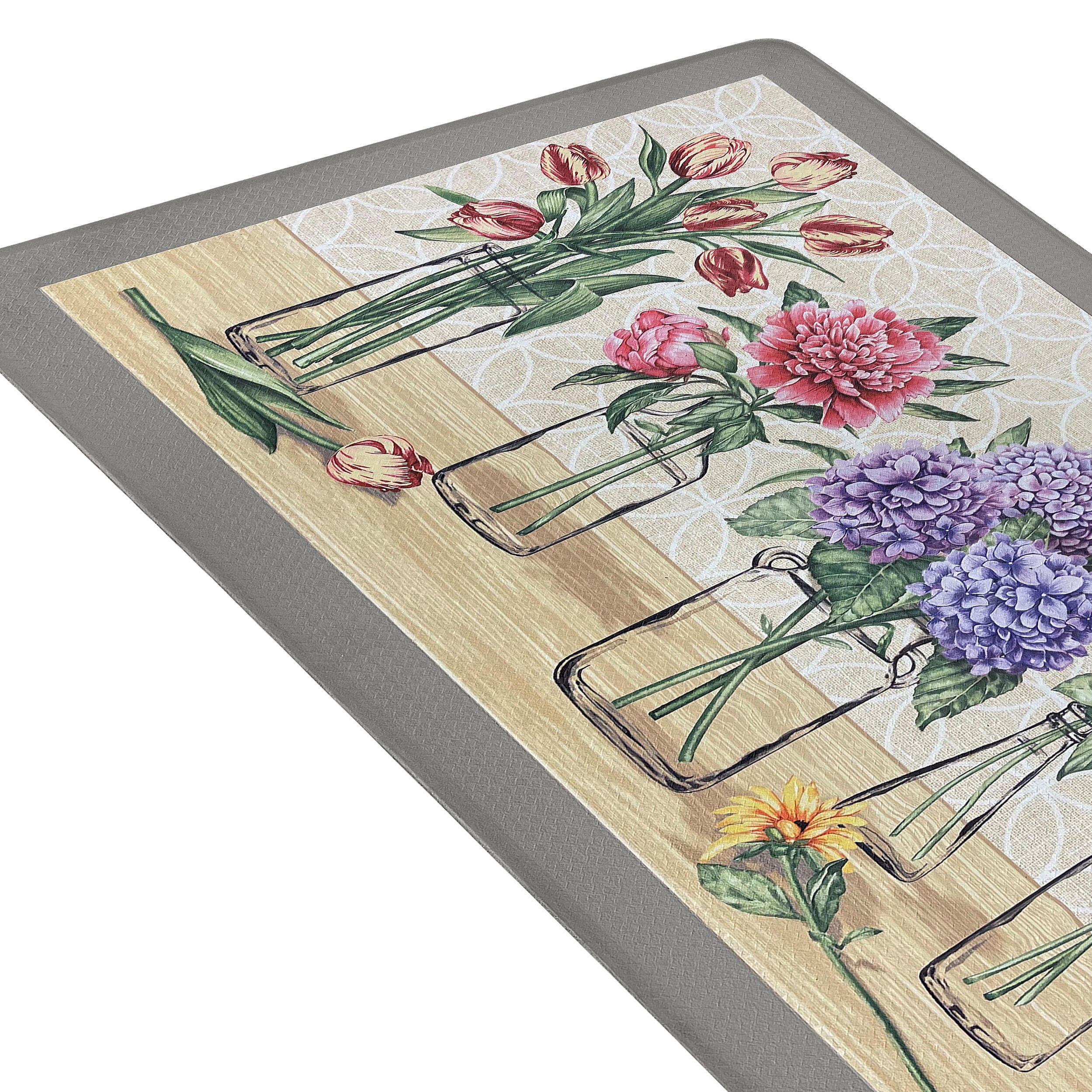 Garden Blooms 18x30 Anti Fatigue Mat, MULTI, alternate image number 1