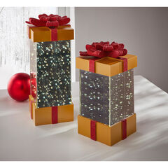 Led Gold Mirror Gift Boxes, 