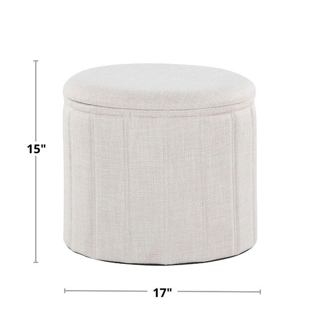 Lindsey Folding Storage Ottoman, , alternate image number 6