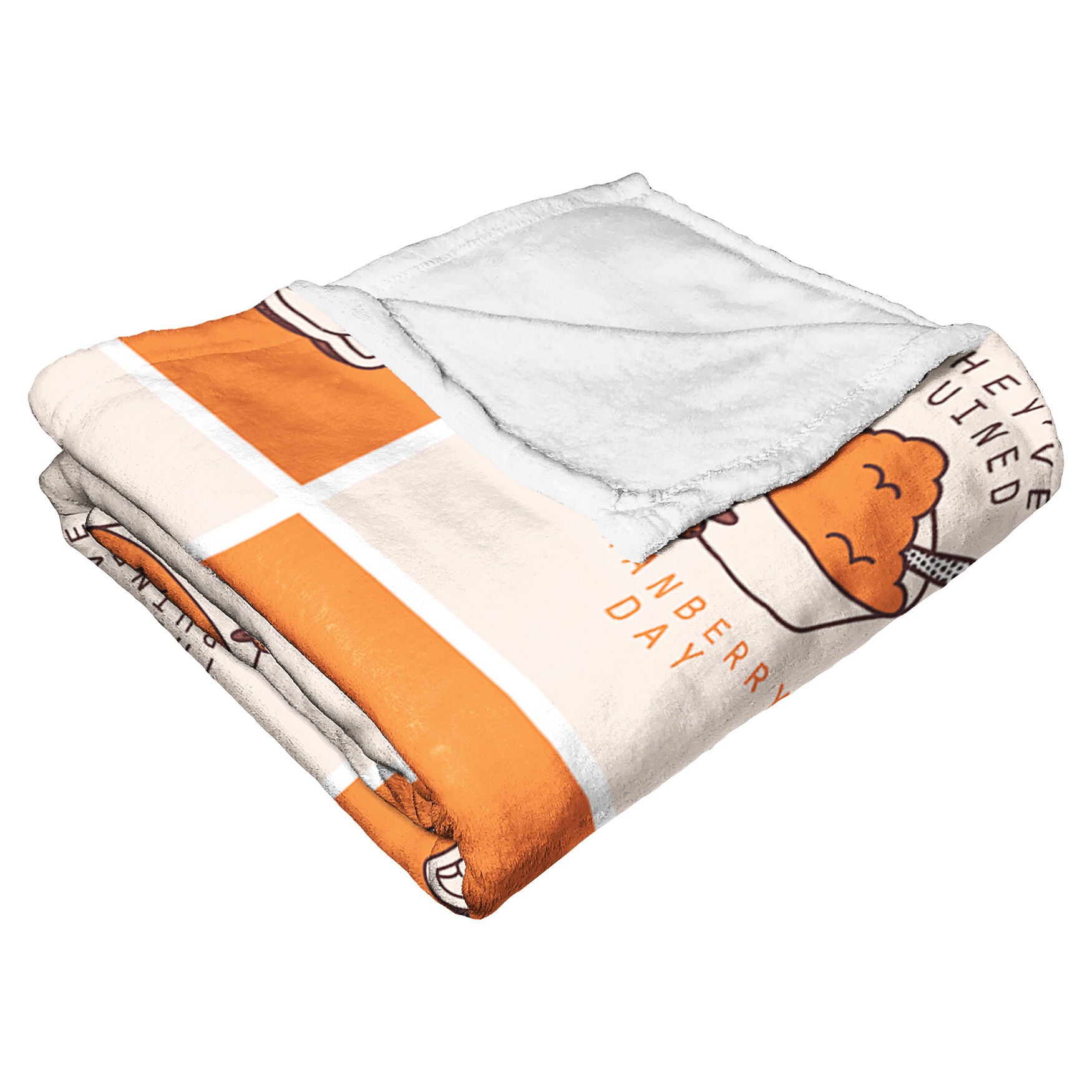 Wb Friends Friendsgiving Chaos Silk Touch Throw Blanket, , alternate image number 4