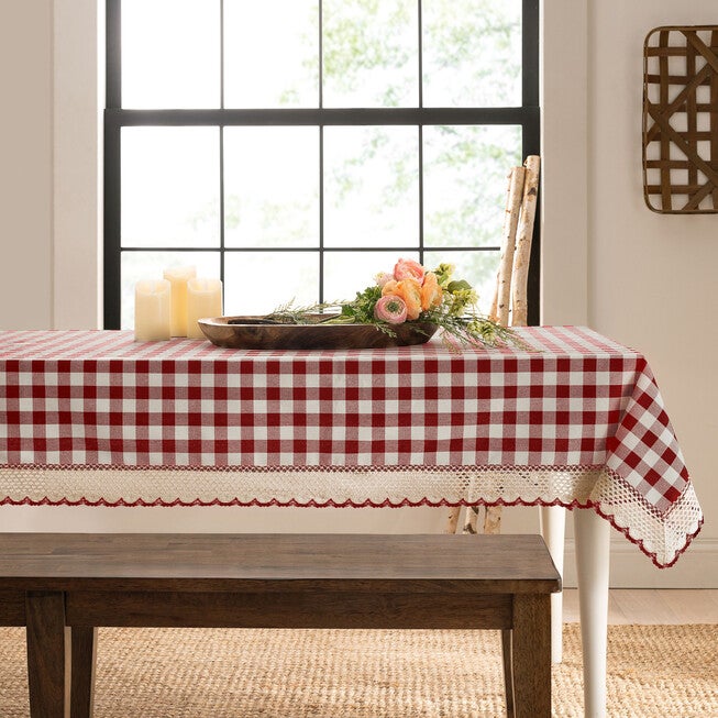 Buffalo Check Tablecloth - 60-in x 84-in, , alternate image number 2