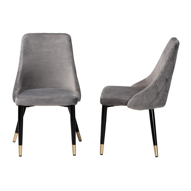 Giada Contemporary Glam And Luxe 2-Piece Dining Chair Set, , alternate image number 9