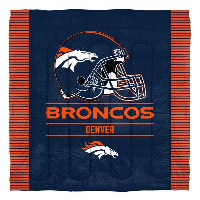COMFORTER SET DRAFT-BRONCOS, , on-hover image number 1
