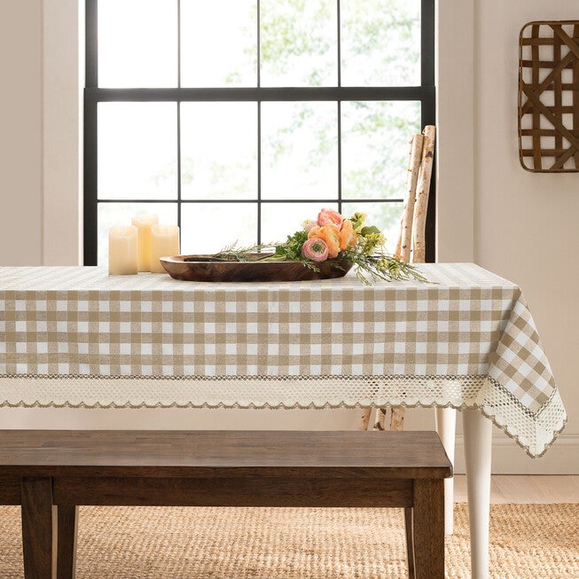 Buffalo Check Tablecloth - 60-in x 84-in, , alternate image number 17