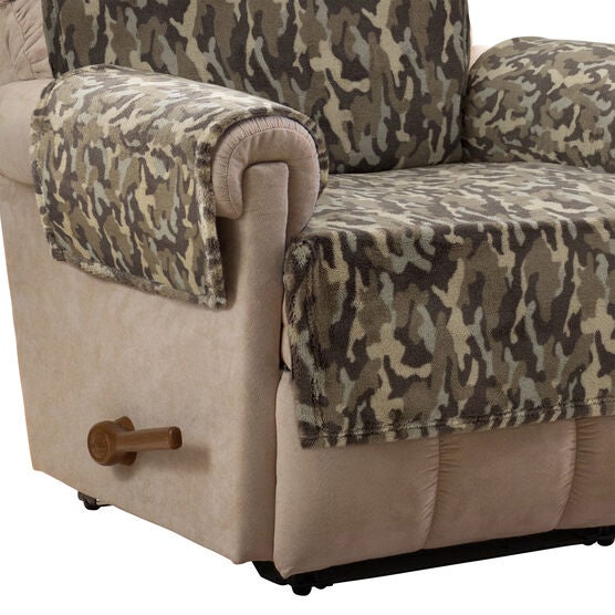 Camo Plush Recliner Furniture Cover Ellos