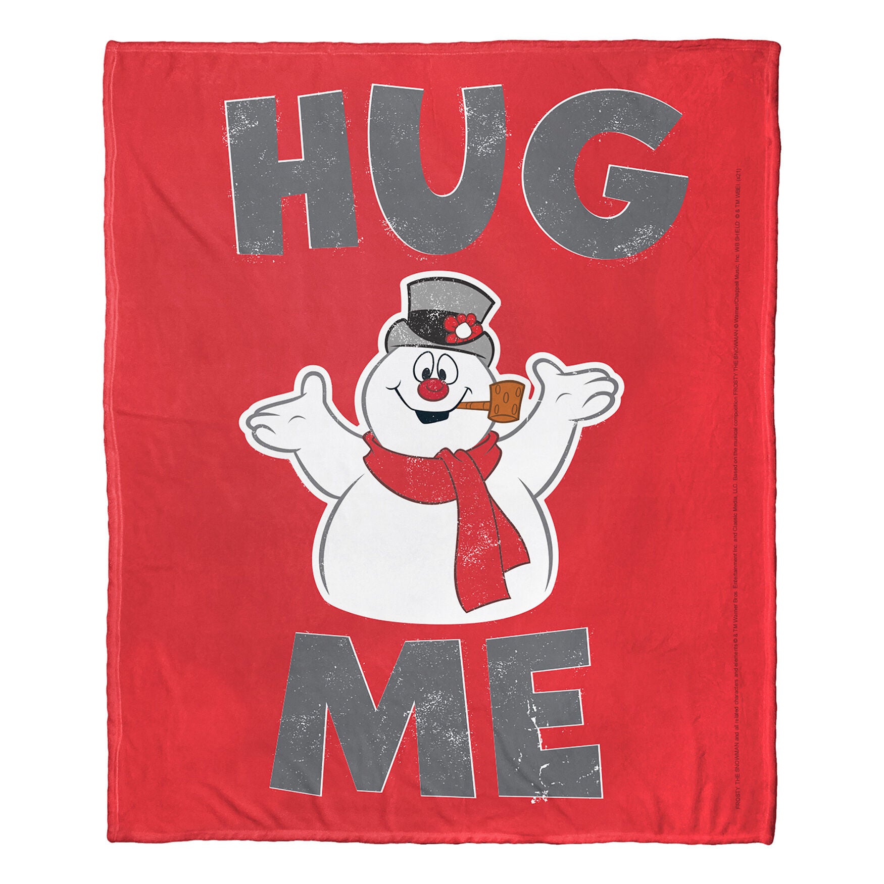Frosty The Snowman Hug Me Silk Touch Throw Blanket, , on-hover image number 1