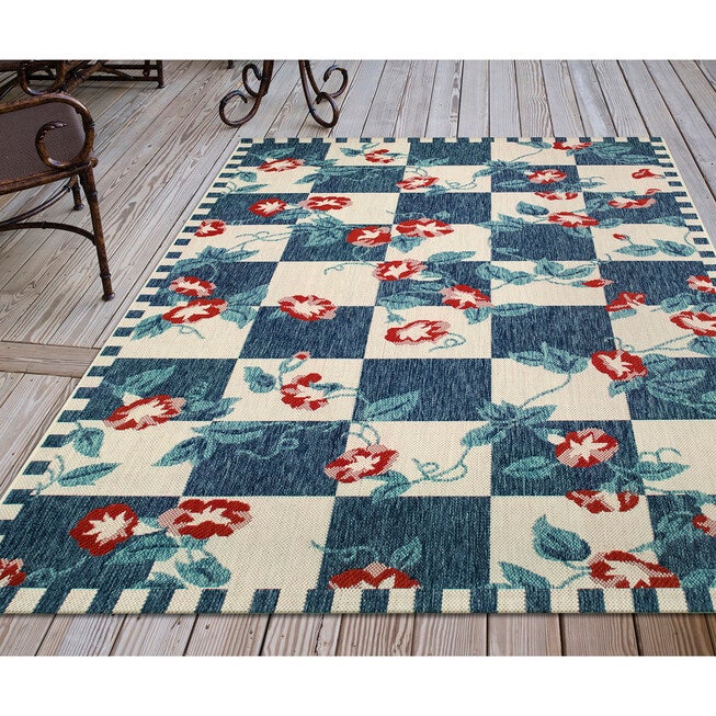 Liora Manne Portofino Morning Glory Indoor/Outdoor Rug, , alternate image number null