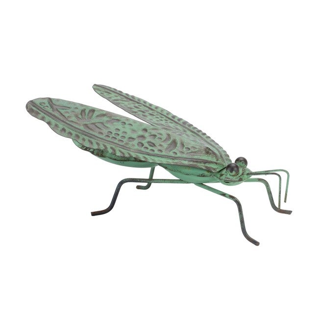 Iron Metal Bumble Bee Garden Accent (Set of 2), GREEN/BLACK, alternate image number null