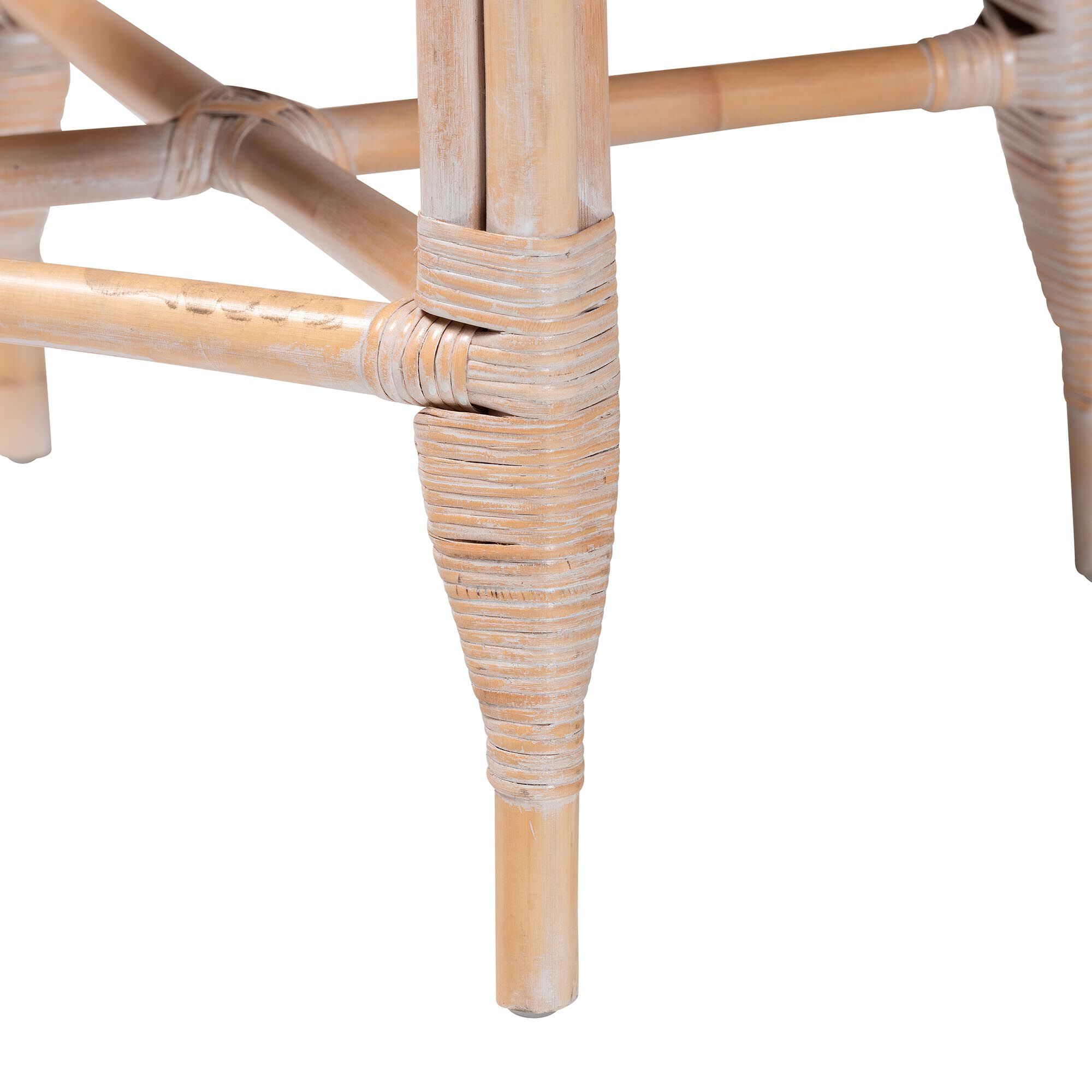 Allen Natural Rattan Counter Stool, BROWN, alternate image number 6