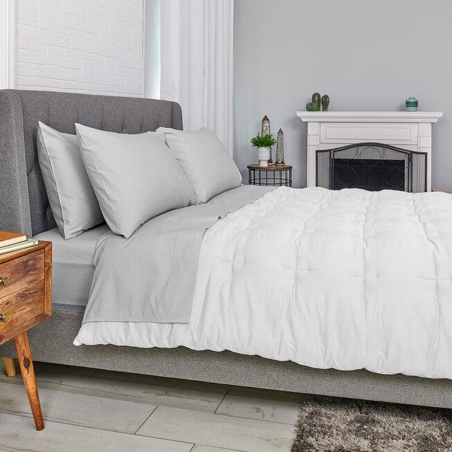 Sealy Healthy Nights Antimicrobial Sheets, Grey, , alternate image number null