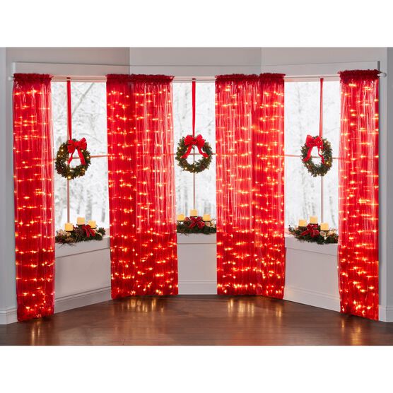 Set Of 3 Cordless Pre-Lit Mini Christmas Wreaths, , alternate image number null