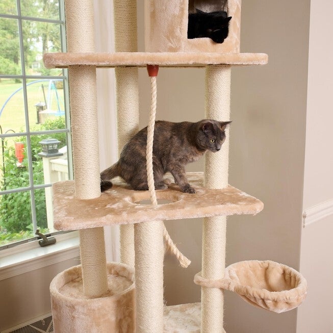 Armarkat Royal Perch Cat Mansion Tree A8402, BEIGE, alternate image number null