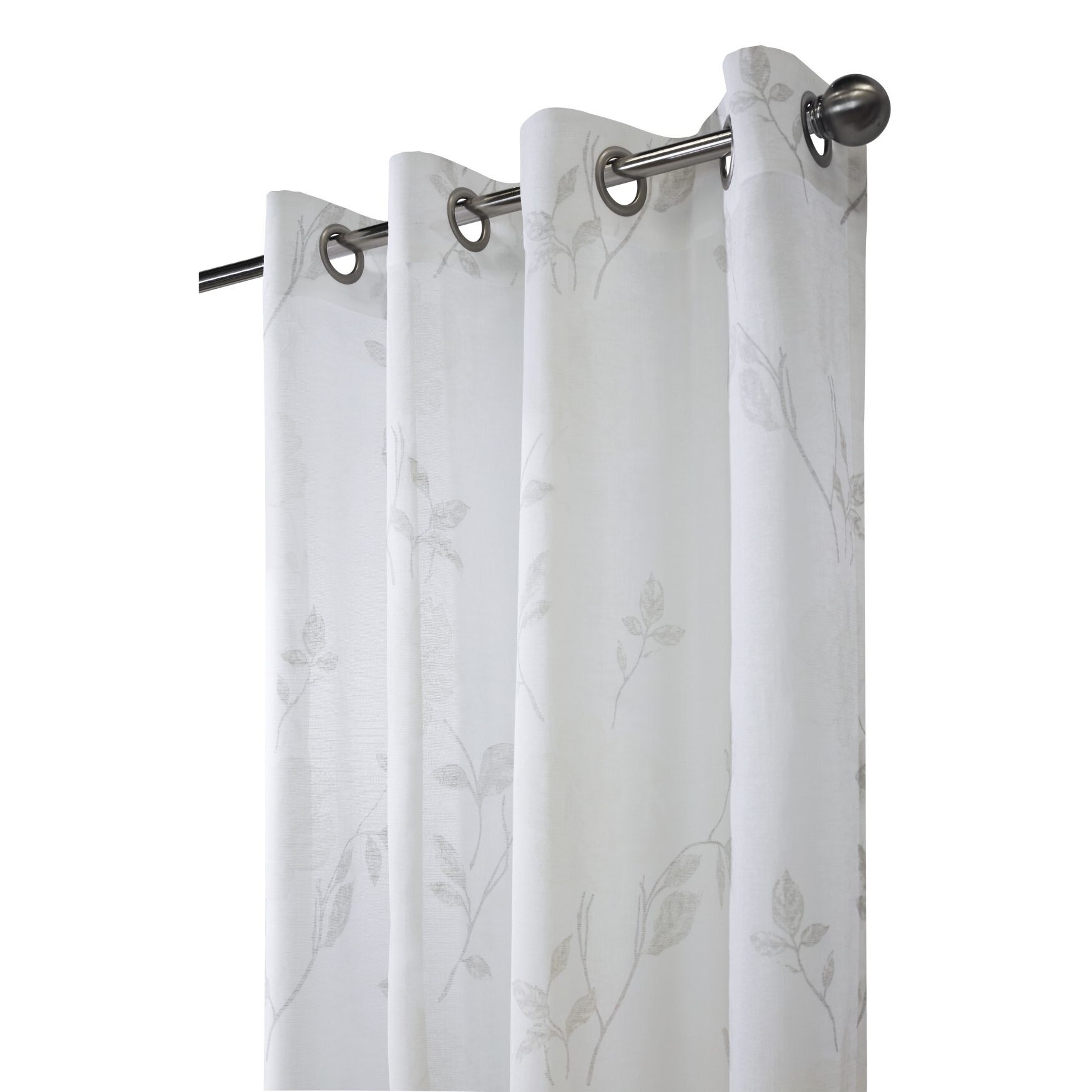 Triston Light Filtering Grommet Curtain Panel, , alternate image number 3