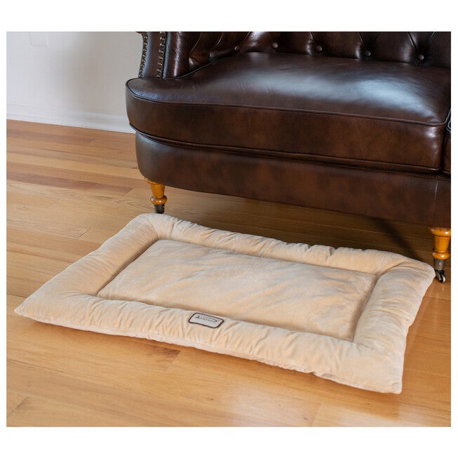 Pet Bed Mat , Dog Crate Soft Pad With Poly Fill Cushion, , alternate image number 2