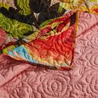 Senna Boho Floral Quilt And Pillow Sham Set, , alternate image number null