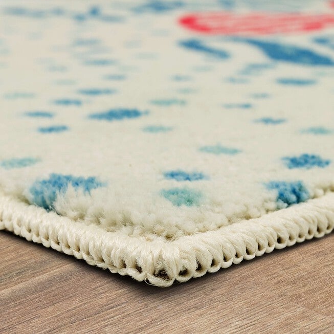 Summer Vibes Blue Kitchen Rug, , on-hover image number 1