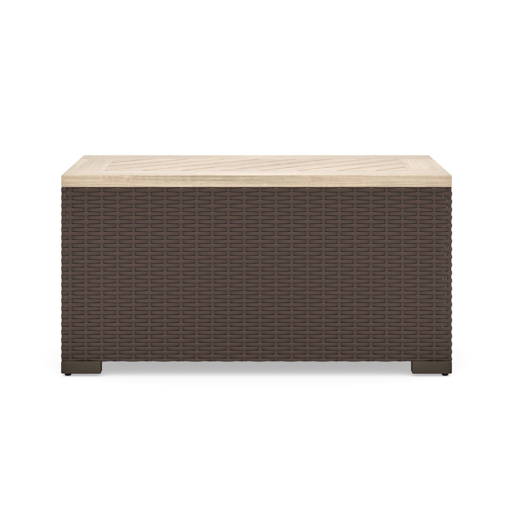 Palm Springs Outdoor Storage Table, BROWN, hi-res image number 0