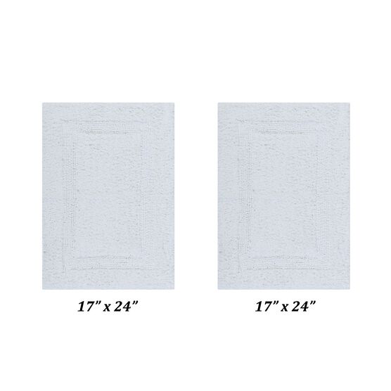 Lux Collections Rug 2 Piece Set (17" X 24" | 17" X 24"), WHITE, hi-res image number null