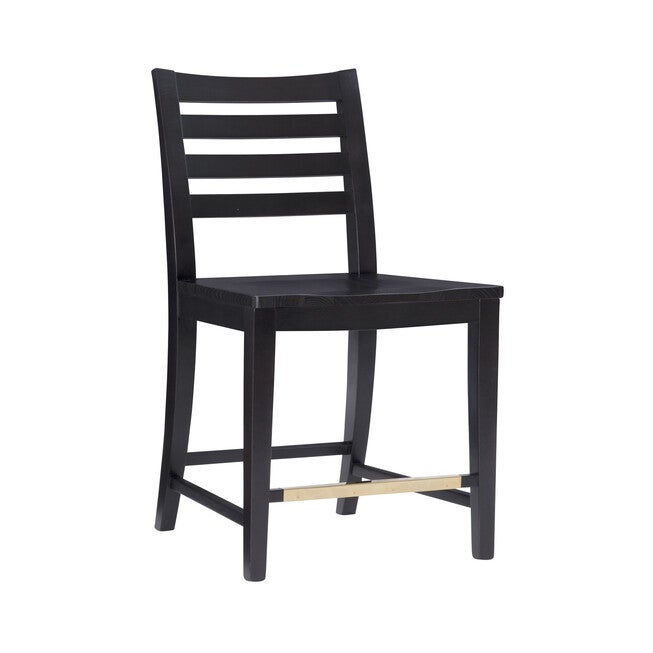 Flynn Counter Stool Black Set of 2, BLACK, hi-res image number 0