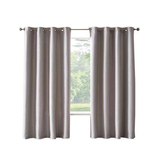 Thermalogic Antique Satin Indoor Single Grommet Curtain Panel, , alternate image number null