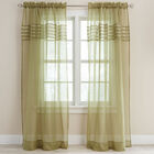 BH Studio Pleated Voile Rod-Pocket Panel, SAGE, hi-res image number null