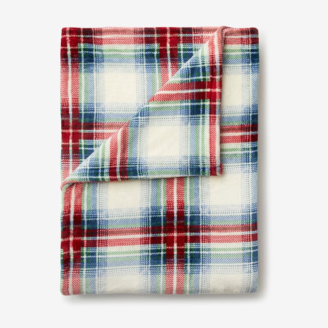 BH Studio Microfleece Blanket, PLAID MULTI, hi-res image number null
